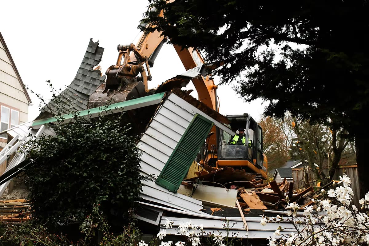 Demolition project by Ryatt Construction