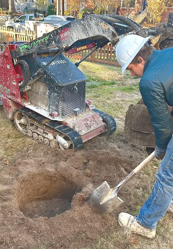 Excavation site work by Ryatt Construction