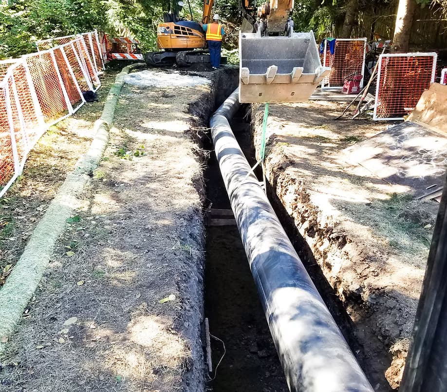 Mainline Extensions project by Ryatt Construction