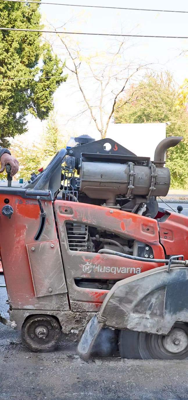 Sawcutting project by Ryatt Construction